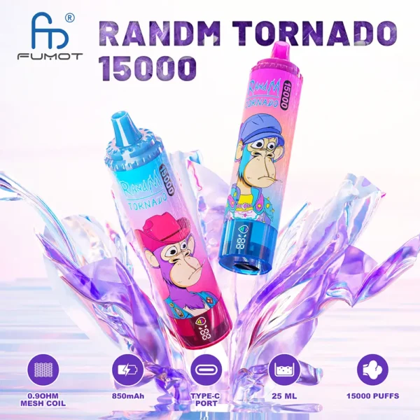 Fumot Tornado 15000, fumot randm tornado 15000