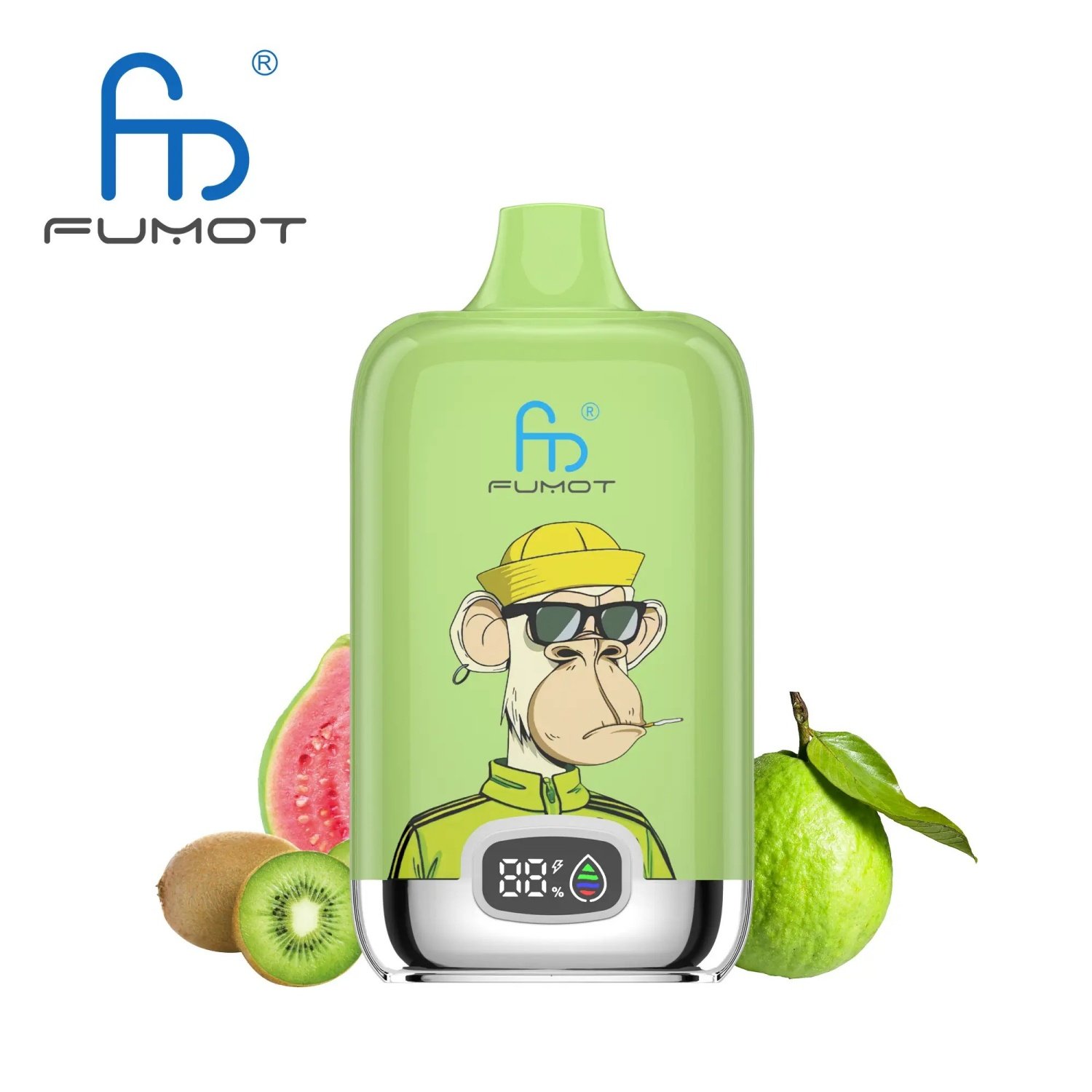 Fumot Vape 12000 Kiwi Passionfruit Guava | -Randm Tornado 12000